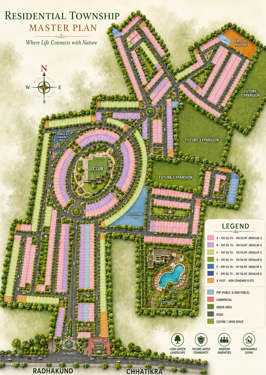 1500 sqft plot in Ral